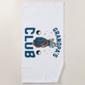 Opa's Golf Club Gift Grappig Strandlaken (Voorkant)