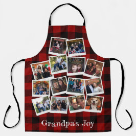 Opa's grage Foto collage Rustic Buffalo Pset Schort