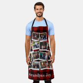 Opa's grage Foto collage Rustic Buffalo Pset Schort (Gedragen)