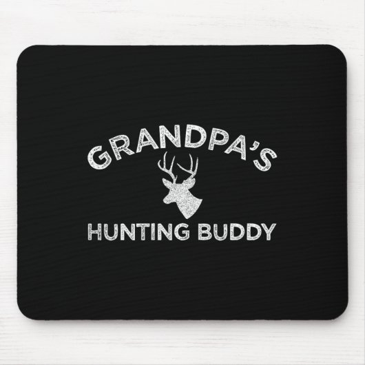 Opa's Hunting Buddy Fun Deer Hunting Muismat (Voorkant)