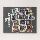 Opa's Joy Photo Lijst Collage Modern Trendy Legpuzzel (Horizontaal)
