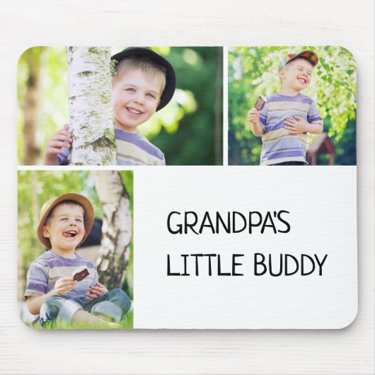 Opa's kleine boeddy 3 Foto van kleinzoon Muismat (Voorkant)