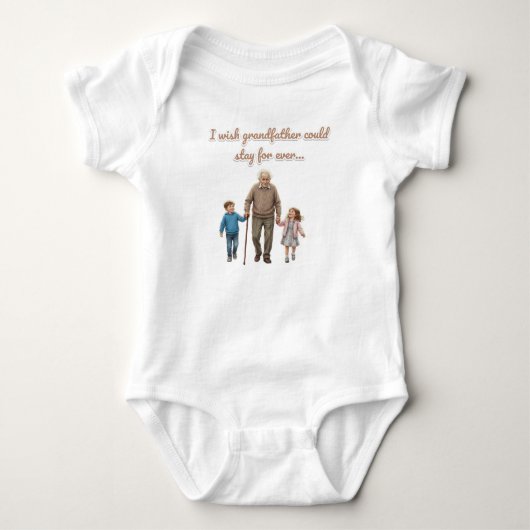 Opa's kleine erfenis romper (Voorkant)