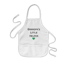 Opa's kleine helper Kinderen Apron
