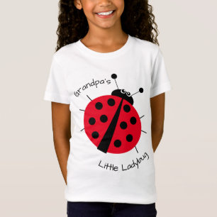 Opa's kleine Kinder Cartoon van het meisje T-shirt