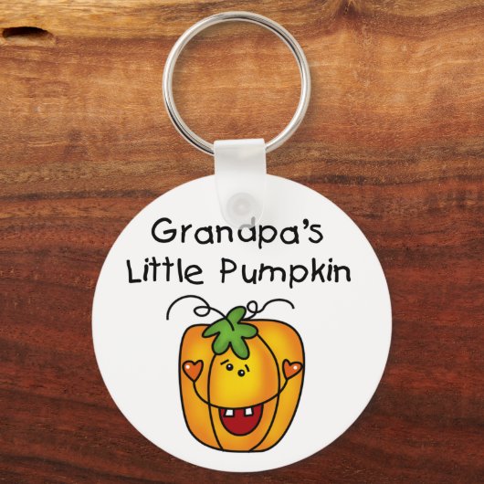 Opa's kleine pompoenoverhemden en cadeautjes sleutelhanger (Voorkant)