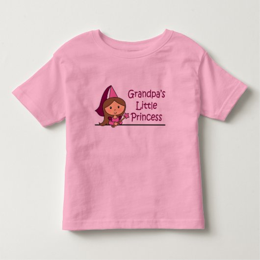 Opa's kleine prinses kinder shirts (Voorkant)