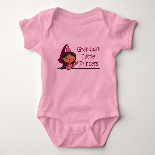 Opa's kleine prinses romper (Voorkant)