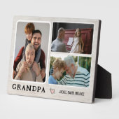 Opa's kleinkinderen: een fotocollage plaquette fotoplaat (Zijkant)