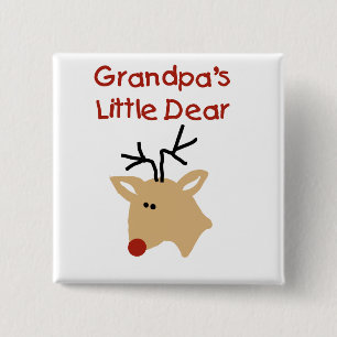 Opa's lieve T-shirts en cadeaus Vierkante Button 5,1 Cm