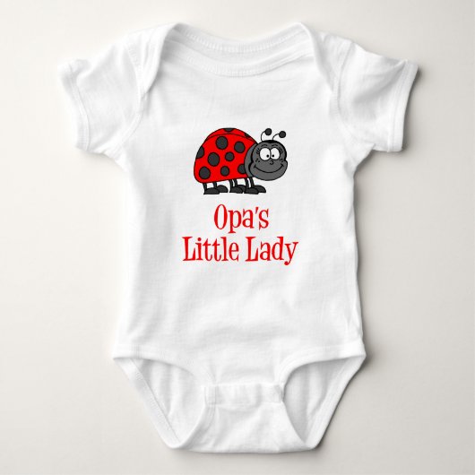 Opa's Little Lady Romper (Voorkant)