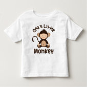 Opas Little Monkey Kinder Shirts (Voorkant)