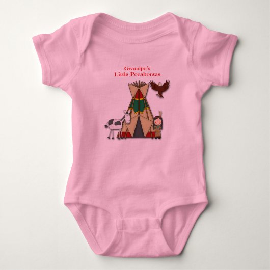 Opa's Little Pocahontas Romper (Voorkant)