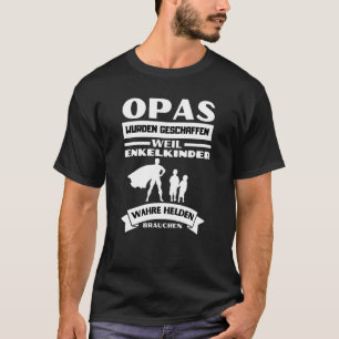 Opa's, mein Opa ist ein superheld T-shirt