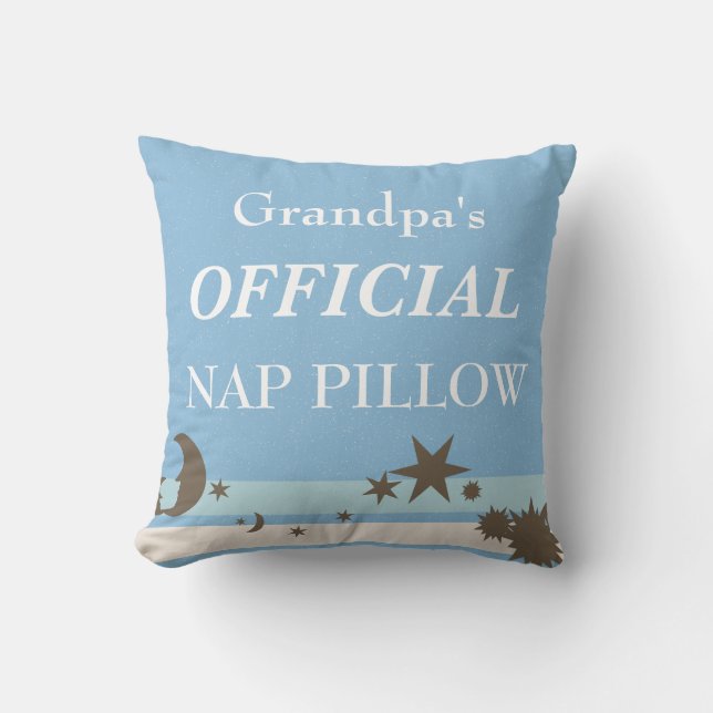 Opa's Nap Pillow Kussen (Voorkant)