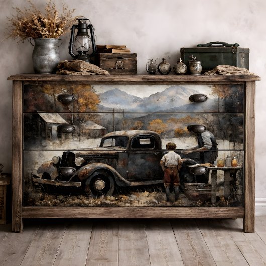 Opa's Pick-up Decoupage Tissuepapier