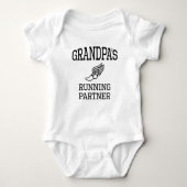 Opa's Running Partner Romper (Voorkant)
