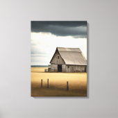 Opa's Schuur Canvas Afdruk (Voorkant)