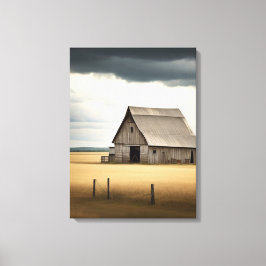 Opa's Schuur Canvas Afdruk