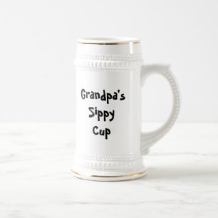 Opa's Sippy Cup (aanpasbaar) Bierpul