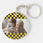 Opa's taxi | Grappige grootvader bijnaam foto Sleutelhanger (Achterkant)