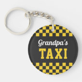 Opa's taxi | Grappige grootvader bijnaam foto Sleutelhanger (Voorkant)