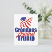 Opa's tegen Trump 2024 Verkiezingen Briefkaart (Staand voorkant)