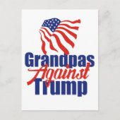 Opa's tegen Trump 2024 Verkiezingen Briefkaart (Voorkant)