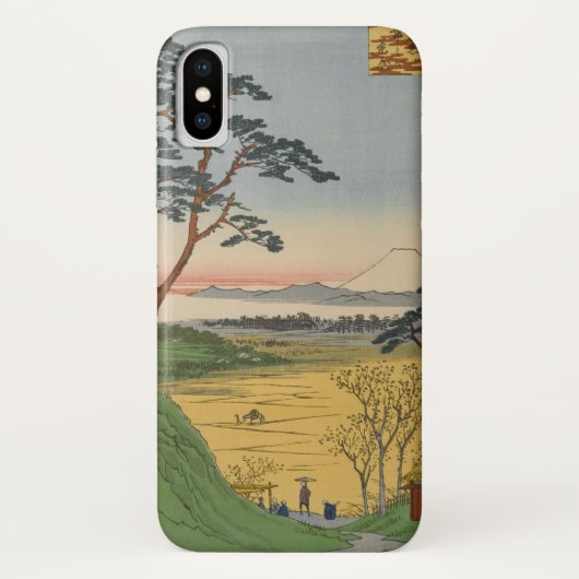 Opa's Theehuis Meguro Vintage Ukiyo-e Japans Case-Mate iPhone Case (Achterkant)