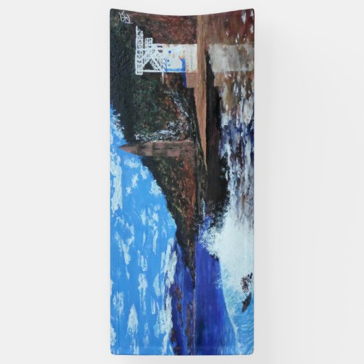 Opa's tijd spandoek (Verticaal)