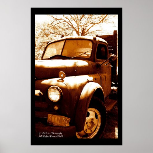 Opa's Truck Poster (Voorkant)