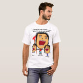 Opa's tuin Cartoon T-shirt (Voorkant volledig)