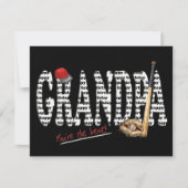 Opa's verjaardagsfeestje uitnodigen kaart (Voorkant)