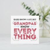 Opa's weten alles, Vaderdag Opa Kaart (Staand voorkant)