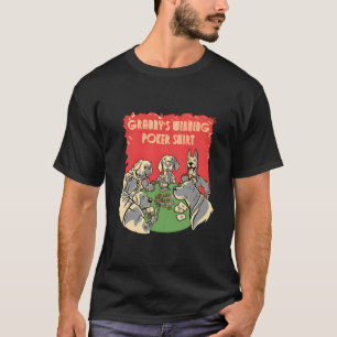 Opa's winnende poker casinokaartspel gokken t-shirt
