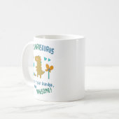 OpaSaurus Birthday of Vaderdag Koffiemok (Voorkant links)