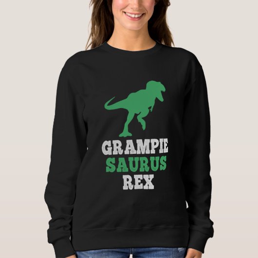 OpaSaurus Rex Dino Dinosaur Grappige Opa-Saurus Trui (Voorkant)