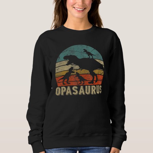 Opasaurus rex opa saurus dinosauriër opa trui (Voorkant)