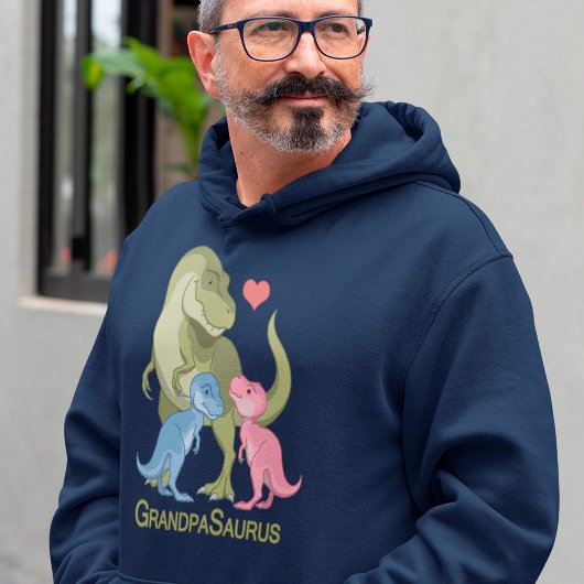 OpaSaurus T-Rex & Baby Boy Girl Dinosaurs Hoodie