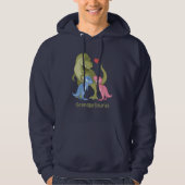 OpaSaurus T-Rex & Baby Boy Girl Dinosaurs Hoodie (Voorkant)
