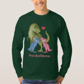 OpaSaurus T-Rex & Baby Boy Girl Dinosaurs T-shirt (Voorkant)