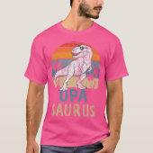 Opasaurus T Rex Dinosaur Opa Saurus Family Matchin T-shirt (Voorkant)