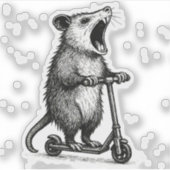 opasumscooter sticker (Voorkant)