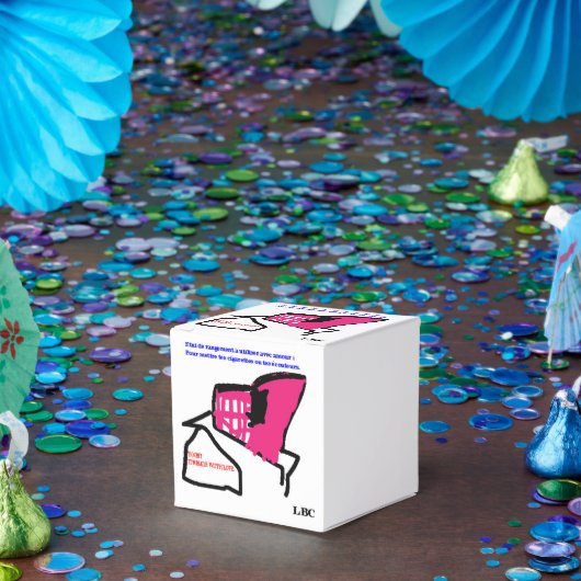 Opberghoes - Boom! It's Made With Love. Bedankdoosjes (Feest)