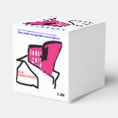 Opberghoes - Boom! It's Made With Love. Bedankdoosjes (Achterkant)