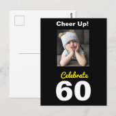 Opbeuren! Vier 60e verjaardag Grappige briefkaart (Voorkant / Achterkant)