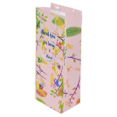 Opbeuren - Wijn Cadeautas (Voorkant Gekanteld)