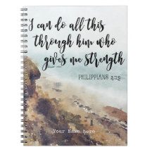 opbeurend Bijbelcitaat schrift notebook
