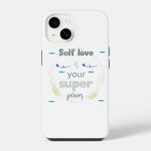 Opbeurende berichten voor een zelfverzekerd jij iPhone 14 hoesje