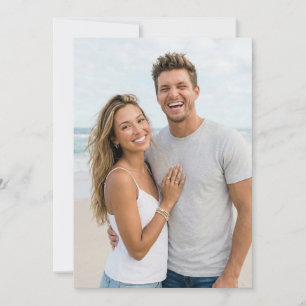 Opbeurende strandfoto kaart